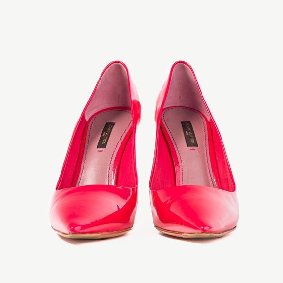 Louis Vuitton Strawberry Rose Pop Patent Leather Pointed-Toe Pumps - Picture 2 of 11